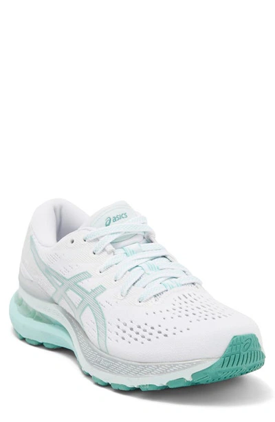 Asics Gel-kayano® 28 Running Shoe In White/ Oasis Green