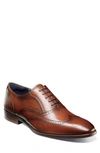 Stacy Adams Kaine Wingtip Oxford In Cognac