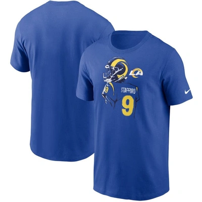 Nike Matthew Stafford Royal Los Angeles Rams Player Graphic T-shirt