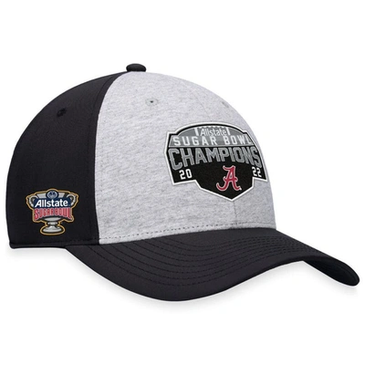 Top Of The World Heather Gray Alabama Crimson Tide 2022 Sugar Bowl Champions Adjustable Hat