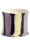 Hay Stripe Scented Candle In Purple