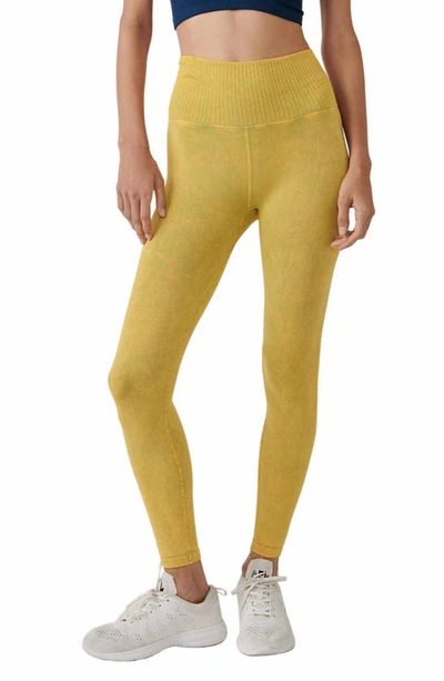 Free People Fp Movement Good Karma Leggings In Sparkling Citrus