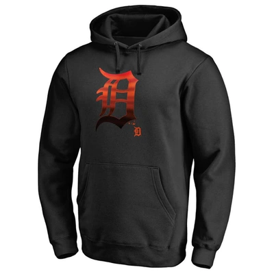 Fanatics Branded Black Detroit Tigers Midnight Mascot Pullover Hoodie