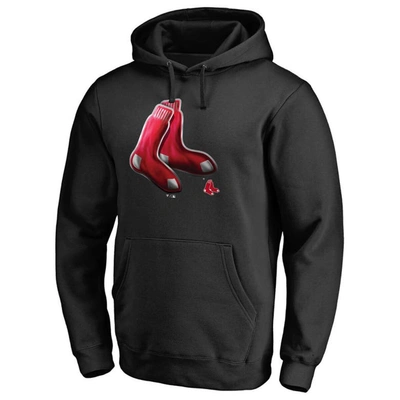 Fanatics Branded Black Boston Red Sox Midnight Mascot Pullover Hoodie