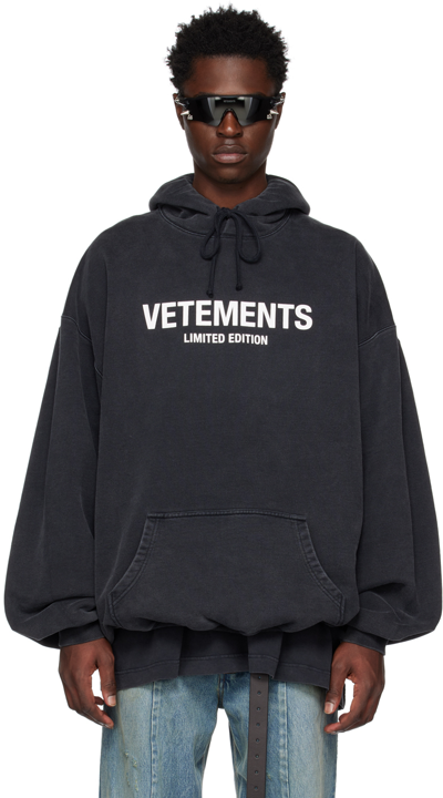 Vetements cheap logo hoodie