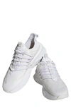 Adidas Originals Alphaboost V1 Running Shoe In White/ White/ Chalk White