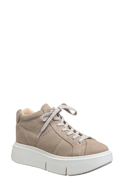 Naked Feet Essex High Top Sneaker In Greige