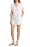 Tommy Bahama Coral Isle Cotton Romper In White