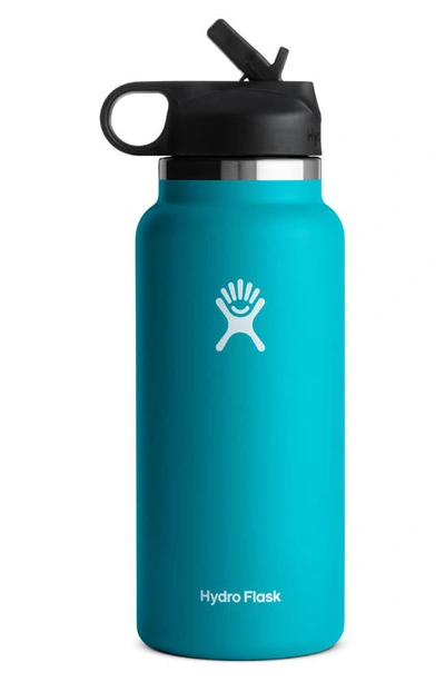 Hydro Flask 32-ounce Wide Mouth Bottle With Straw Lid In Laguna