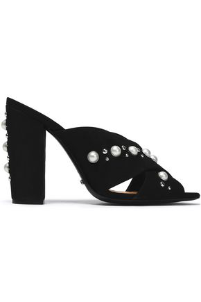 schutz embellished mule