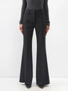 Gabriela Hearst Rhein Wool-twill Flared Suit Trousers In Black