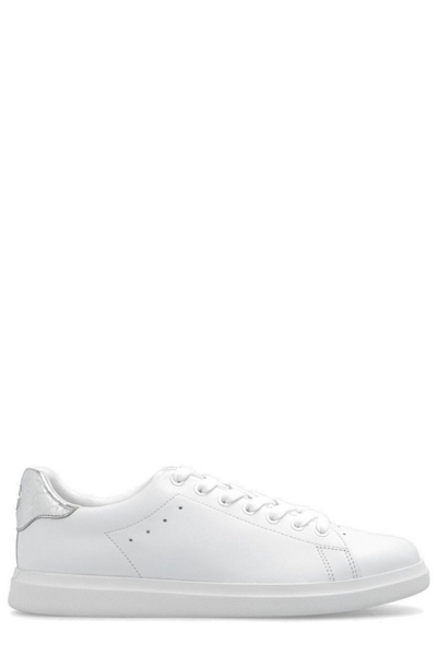 Tory Burch Howell Court Low-top Leather Trainers In White