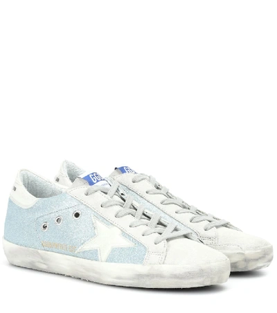 Golden Goose Exclusive To Mytheresa.com - Superstar Leather Sneakers In Blue