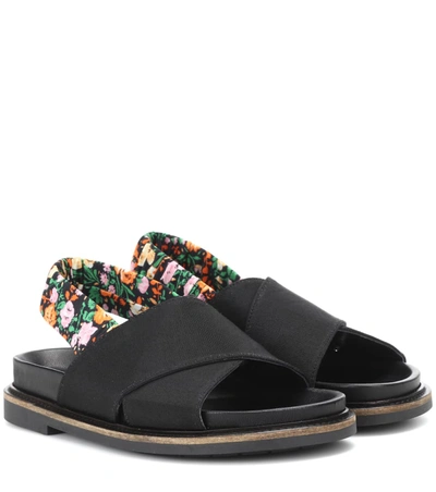 Ganni Mona Sandals In Black