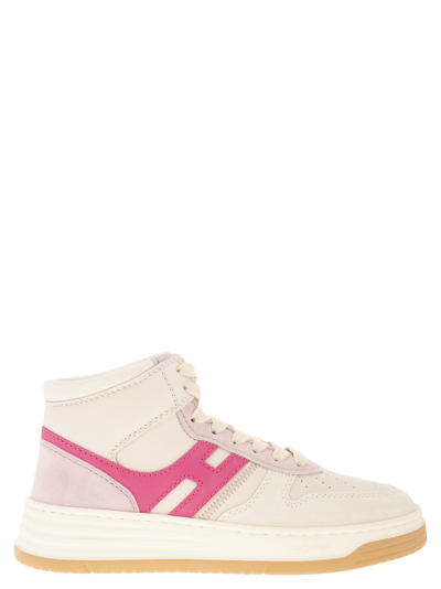 Hogan Sneakers H630 Bianco/fucsia In White/fuchsia