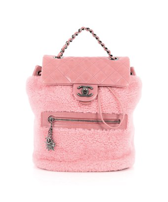 pink chanel backpack