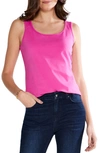 Nic + Zoe Shirt Tail Perfect Tank In Watermelon In Pink