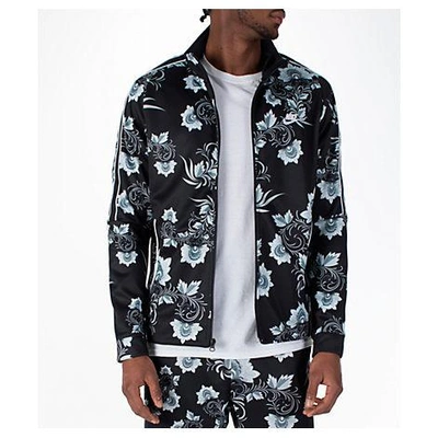 Nike Men's Sportswear Floral N98 Track Jacket, Black In White | ModeSens