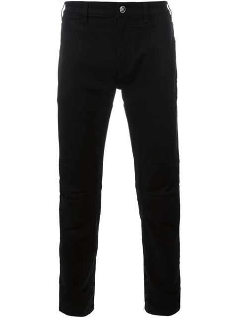 Versace Slim Fit Trousers In Black | ModeSens