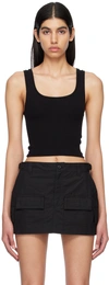 Wardrobe.nyc Wardrobe. Nyc Scoop Neck Tank In Black