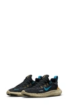 Nike Free Rn 5.0 2021 Running Shoe In Black/ Aqua/ Anthracite