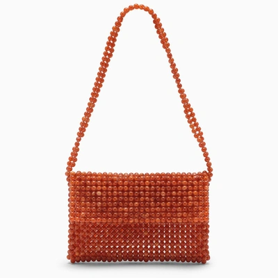 Vanina Ephemere Brick-coloured Shoulder Bag In Orange