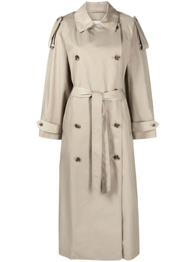 Calvin Klein Seneca Rock Cotton Blend Trench Coat In Grey ModeSens