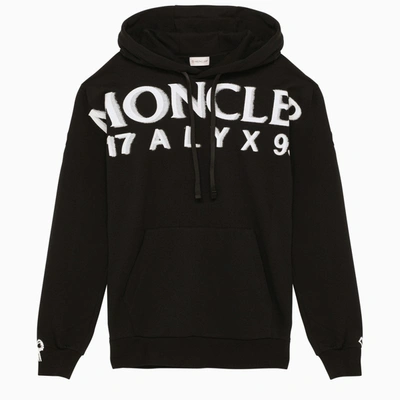 Moncler Genius Black Cotton Sweatshirt With Logo