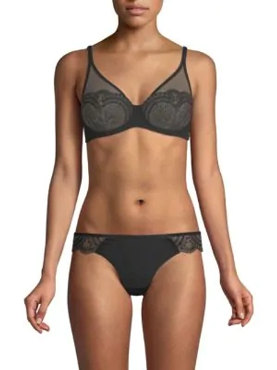 Maison Lejaby Women's Tattoo Full Cup Bra In Black