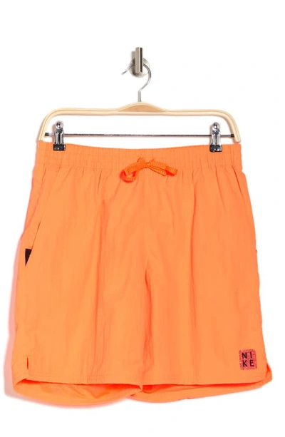 Nike 7" Volley Shorts In Atomic Orange