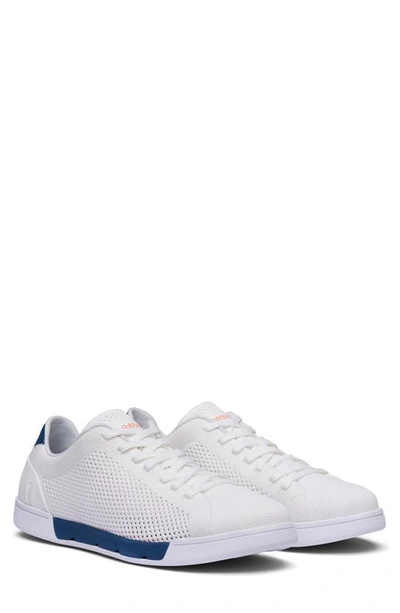 Swims Breeze Tennis Washable Knit Trainer In White