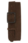 Rag & Bone Rugged Leather Belt In Brown
