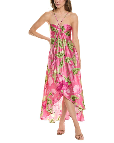 Rococo Sand Ren Halter Maxi Dress In Pink