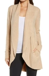Barefoot Dreams Cozychic Lite® Circle Cardigan In Soft Camel