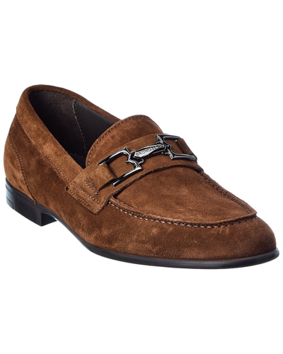 M By Bruno Magli Fermo Note Suede Loafer In Brown