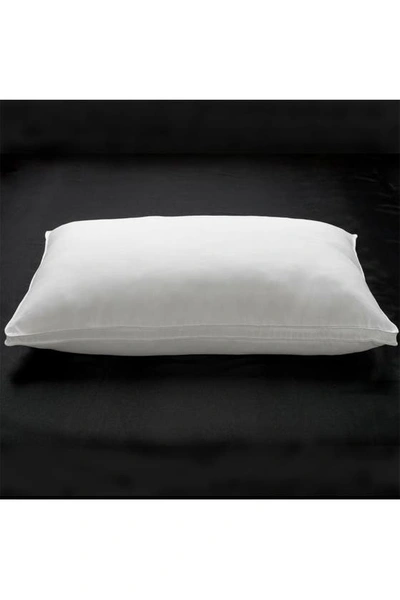 Ella Jayne Home Overstuffed Luxury Plush Med/firm Gel Filled Side/back Sleeper Pillow In White