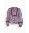 Isabel Marant Étoile Gayle Top In Ecru In Purple