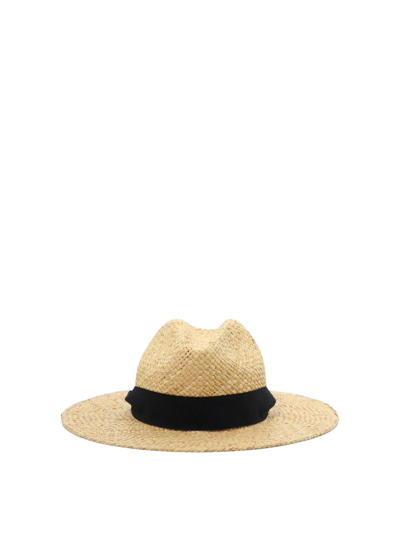 Peserico Hat With Band In Beige