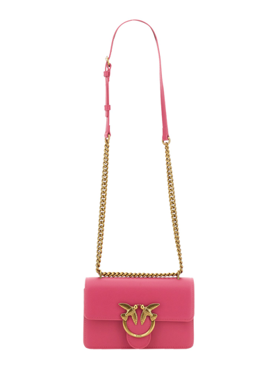 Pinko Love One Mini Shoulder Bag In Pink