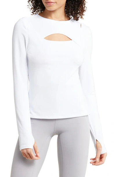 Zella Cutout Top In White