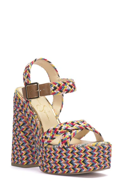 Jessica Simpson Brycen Platform Sandal In Multi 01