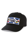 Missoni Embroidered Logo Patch Baseball Cap In Black Beauty