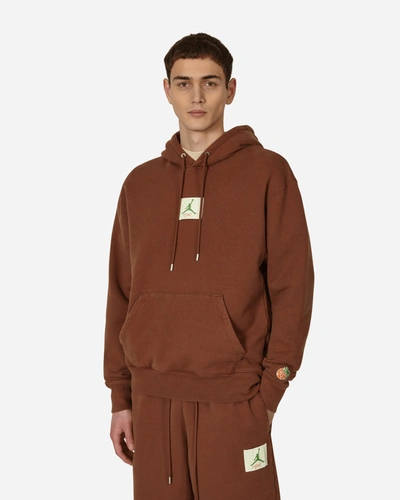 Nike Titan Hooded Sweatshirt In Brown