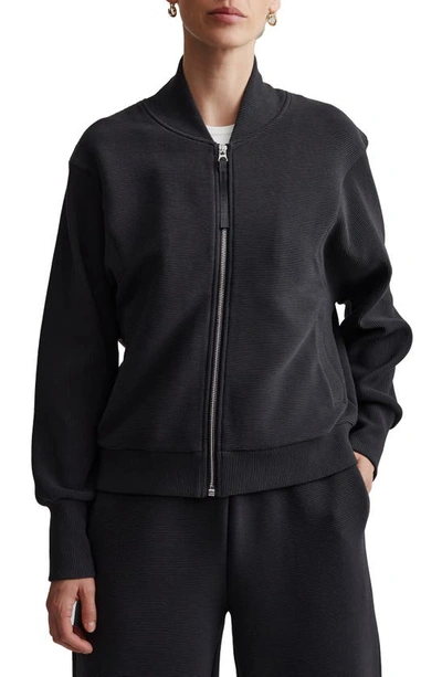 Varley Alia Zip Sweatshirt In Black