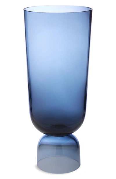 Hay Bottoms Up Vase In Navy Blue
