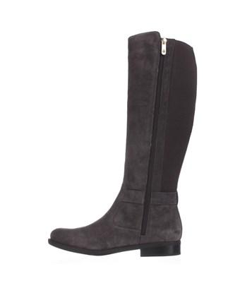 almond toe knee high boots