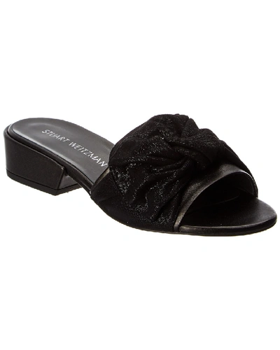 Stuart Weitzman Giftwrap Sandal In Black