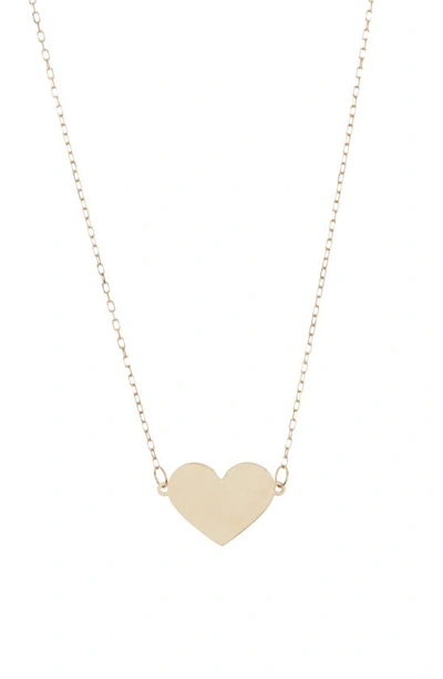 Ember Fine Jewelry 14k Yellow Gold Heart Pendant Necklace