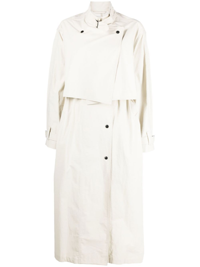 Isabel Marant Crisley Trench Coat In Neutrals