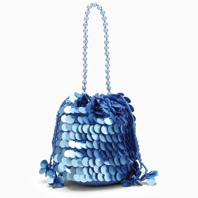 Vanina Sequin-disc Bag In Light Blue